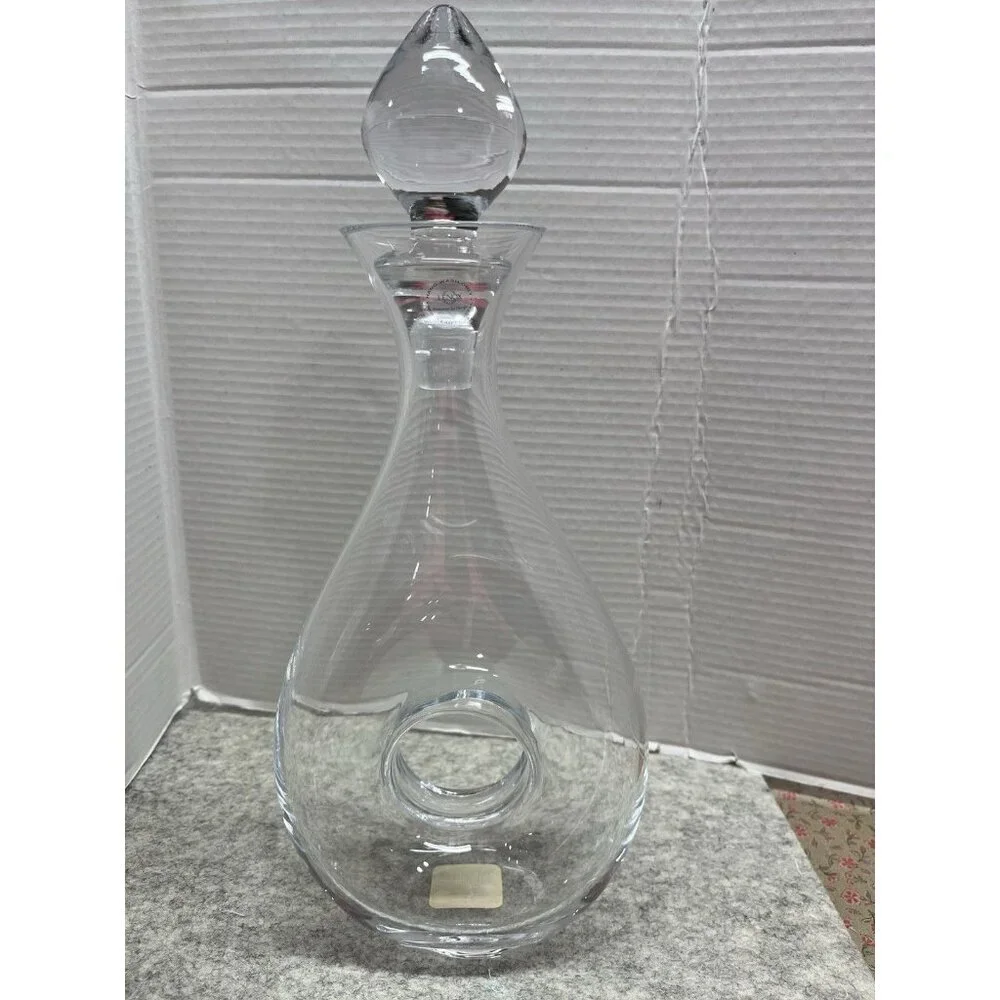 LENOX Tuscany Classics Collection Decanter Clear Glass 32oz Crystal